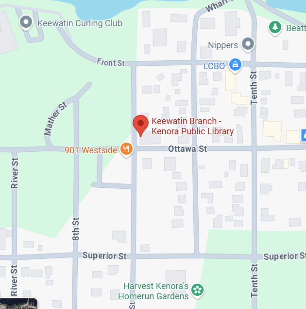 Keewatin Branch Library Map